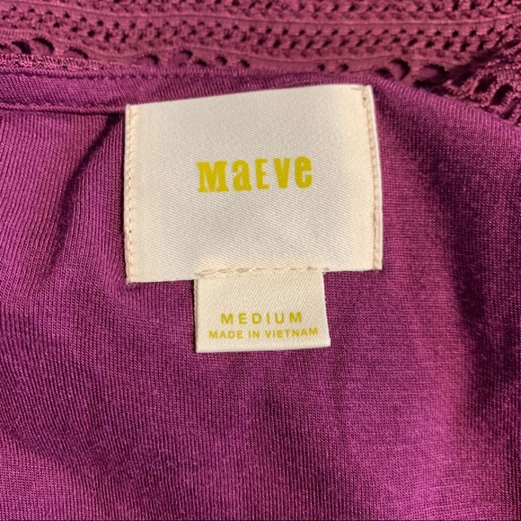 Anthropologie: Maeve | Laila Lace Purple Dress | Sz M - Picture 4 of 10